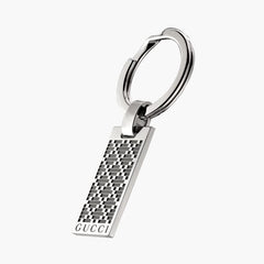 Gucci Diamante Silver Keyring