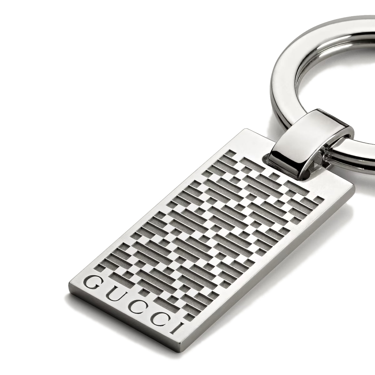 Gucci Diamante Silver Keyring