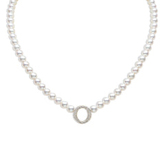 Yoko London O By Yoko 5mm Akoya Pearl Strand "O" Necklace