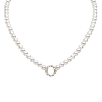 Yoko London O By Yoko 5mm Akoya Pearl Strand "O" Necklace - J.R.DUNN product