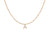 EF Collection Diamond Initial Charm in Yellow gold
