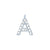 EF Collection Diamond Initial Charm in Yellow gold