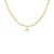 EF Collection Diamond Initial Charm in Yellow gold