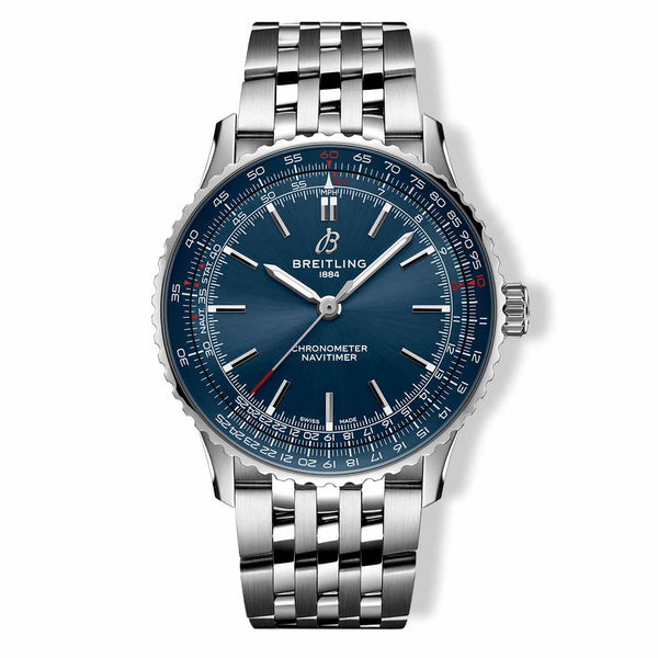 Breitling Navitimer Automatic Navy Blue Dial with Navy Blue Alligator- 41mm