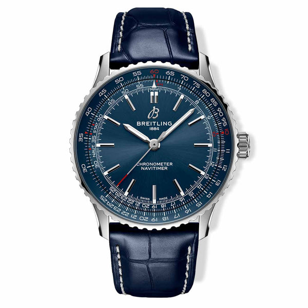 Breitling Navitimer Automatic 41, Navy Blue Dial, Strap