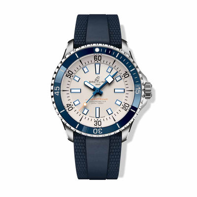 Breitling Superocean Automatic 42 Silver dial on Rubber Strap - Breitling product