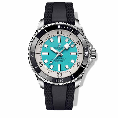 Breitling Superocean Automatic 44 Turquoise on Strap - Breitling product