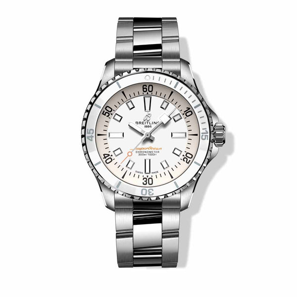 Breitling Superocean 42, White Dial, Strap, A17377211A1A1 – J.R.DUNN