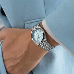 Breitling Chronomat 28 Blue Mother-of-Pearl Dial with Stainless Steel Rouleux Bracelet