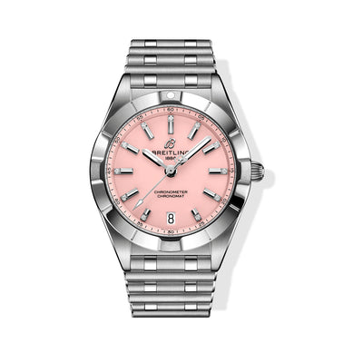 Breitling Chronomat 32 in Steel With Pink Diamond Dial - Breitling product