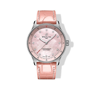 Breitling Navitimer Pink Mother of Pearl - 32mm - Breitling product