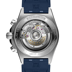 Breitling Chronomat B01 Watch Blue Rubber Strap — 42mm