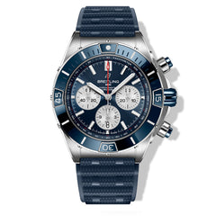 Breitling Blue Super Chronomat B01 on Bracelet - 44MM