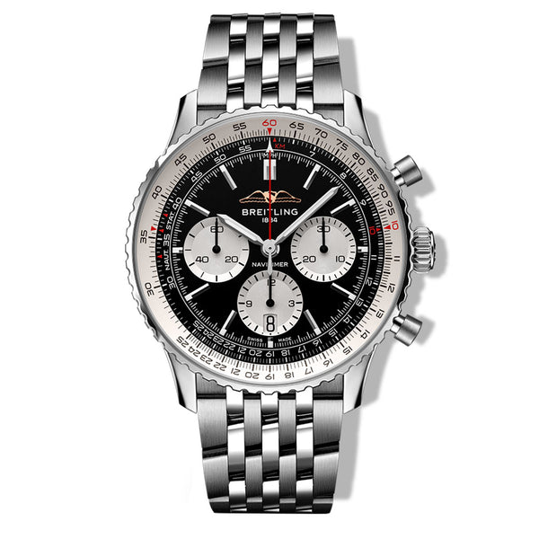 Breitling Navitimer B01 Chronograph Black Dial on Bracelet - 43mm