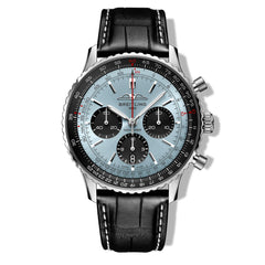 Breitling Navitimer B01  Chronograph Ice Blue Dial on Strap - 43mm