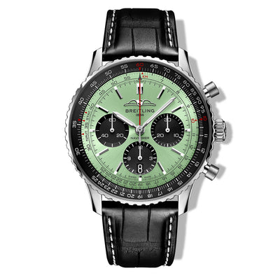 Breitling Navitimer B01 Chronograph Mint Green Dial on Strap - 43mm - Breitling product