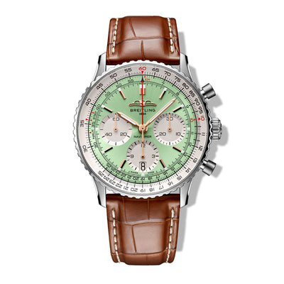 Breitling Navitimer B01 Chronograph Mint Green Dial on Strap - 41mm - Breitling product