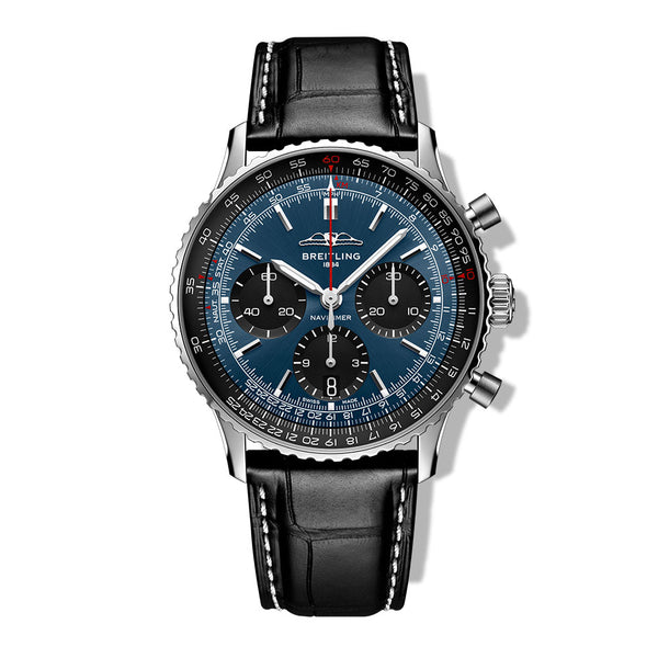 Breitling Navitimer B01 Chronograph Blue Dial on Strap - 41mm