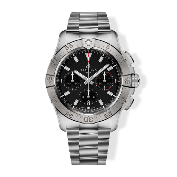 Breitling Avenger B01 Chronograph Black Dial with Titanium Bracelet - 42mm
