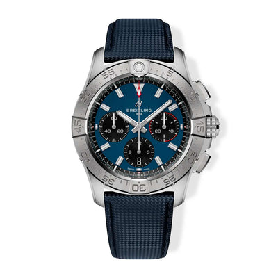 Breitling Avenger B01 Chronograph Blue Dial with Blue Leather Strap - 42mm - Breitling product