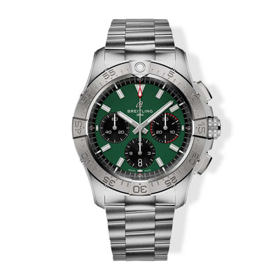 Breitling Avenger B01 Chronograph Green Dial with Titanium Bracelet - 42mm - Breitling product
