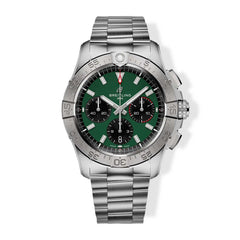 Breitling Avenger B01 Chronograph Green Dial with Dark Green Leather Strap - 42mm