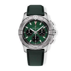 Breitling Avenger B01 Chronograph Green Dial with Dark Green Leather Strap - 42mm