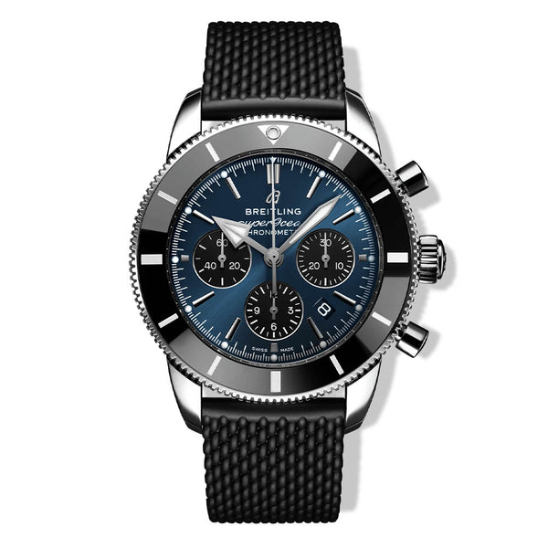 Breitling Superocean Heritage Chronograph, 44mm, Blue Dial