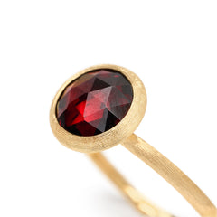 Marco Bicego Jaipur Color Garnet Stackable Ring
