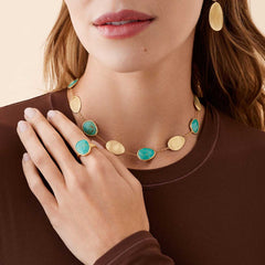 Marco Bicego Lunaria Turquoise Ring