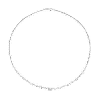 Couture Duchess Multi-Shape Diamond Bar Necklace - Private Label product