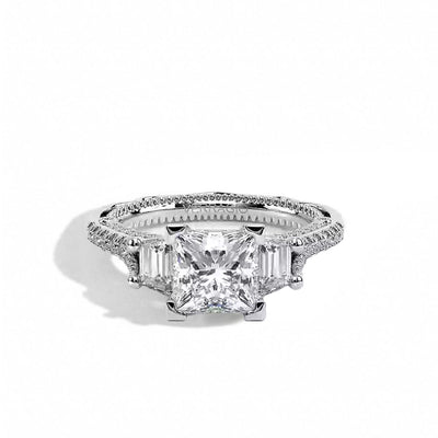 Verragio Venetian Three-Stone Princess Engagement Ring Setting - Verragio product
