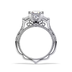 Verragio Venetian Three-Stone Princess Engagement Ring Setting