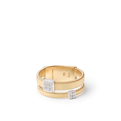 Marco Bicego Masai Yellow Gold Two Strand Diamond Ring - Marco Bicego product