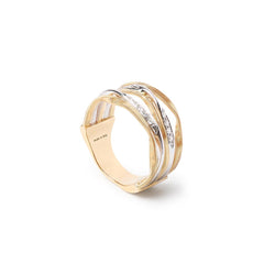 Marco Bicego Marrakech Onde Two Tone Diamond 5 Strand Ring