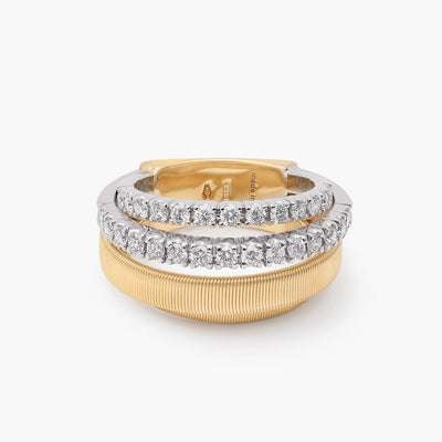Marco Bicego Masai 18K Gold 4 Row Diamond Ring - Marco Bicego product