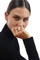Fope Essentials Yellow Gold Thin Flex'it Ring