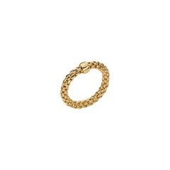 Fope Essentials Yellow Gold Thin Flex'it Ring