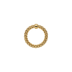 Fope Essentials Yellow Gold Thin Flex'it Ring