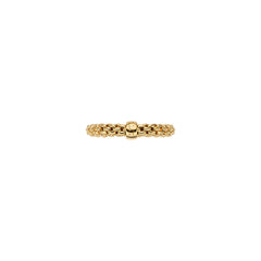 Fope Essentials Yellow Gold Thin Flex'it Ring