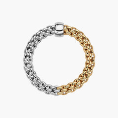 Fope Essentials Ring in White and Yellow Gold