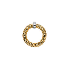 Fope Vendome Flex'it Yellow Gold Diamond Ring