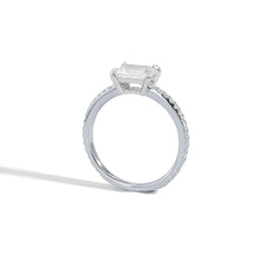 The East to West Solitaire Pavé