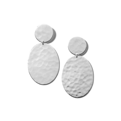 Ippolita Classico Crinkle Oval Snowman Earrings - Ippolita product