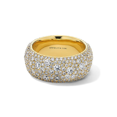 Ippolita Stardust Dune Ring in 18K Gold with Diamonds - Ippolita product