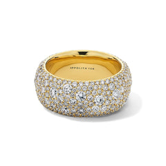 Ippolita Stardust Dune Ring in 18K Gold with Diamonds