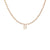 EF Collection Diamond Initial Charm in Yellow gold