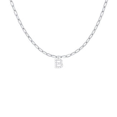EF Collection Diamond Initial Charm in Yellow gold