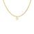EF Collection Diamond Initial Charm in Yellow gold