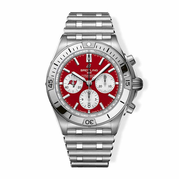 Breitling Chronomat B01 NFL Tampa Bay Buccaneers Edition with Rouleaux Steel Bracelet - 42mm